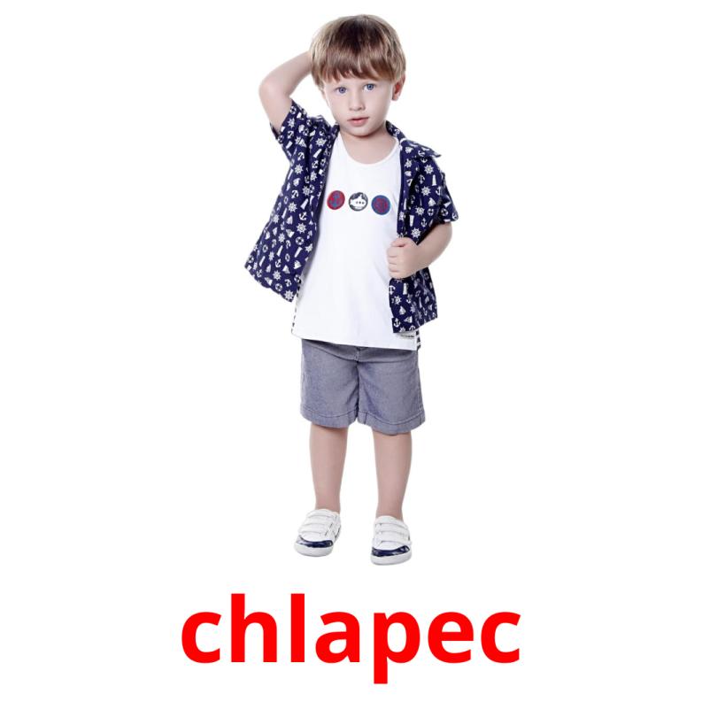 chlapec picture flashcards