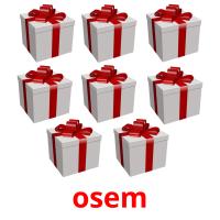 osem picture flashcards