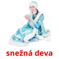 snežná deva Tarjetas didacticas