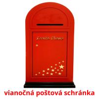 vianočná poštová schránka Tarjetas didacticas