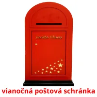 vianočná poštová schránka Tarjetas didacticas