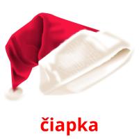 čiapka picture flashcards