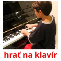 hrať na klavír ansichtkaarten