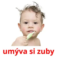 umýva si zuby карточки энциклопедических знаний