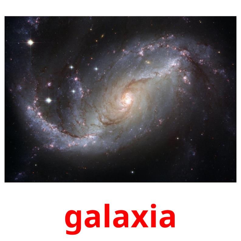 galaxia picture flashcards