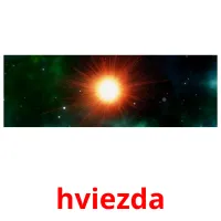 hviezda picture flashcards