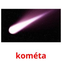 kométa picture flashcards