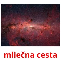 mliečna cesta picture flashcards