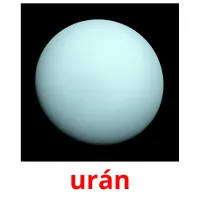 urán picture flashcards