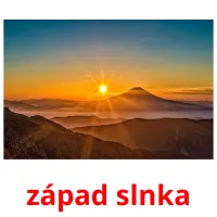 západ slnka карточки энциклопедических знаний