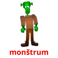 monštrum Bildkarten für Kinder
