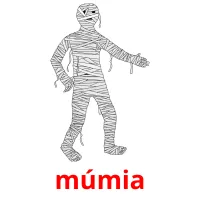 múmia Bildkarten für Kinder