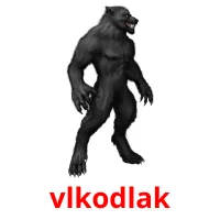 vlkodlak Bildkarten für Kinder