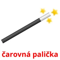 čarovná palička Bildkarten für Kinder