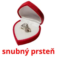 snubný prsteň Bildkarten für Kinder