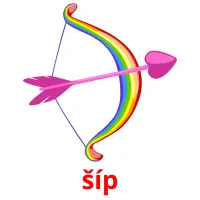 šíp Bildkarten für Kinder