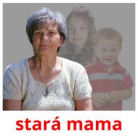 stará mama picture flashcards