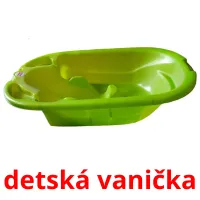 detská vanička picture flashcards