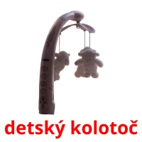 detský kolotoč picture flashcards