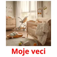 Moje veci picture flashcards