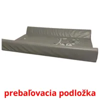 prebaľovacia podložka picture flashcards