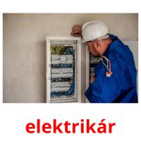 elektrikár picture flashcards