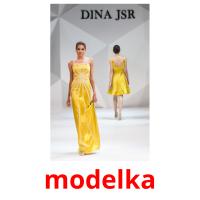 modelka picture flashcards