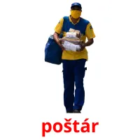 poštár Tarjetas didacticas