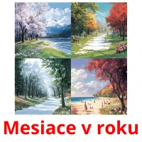 Mesiace v roku карточки энциклопедических знаний