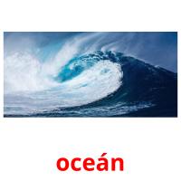 oceán flashcards illustrate