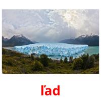 ľad picture flashcards