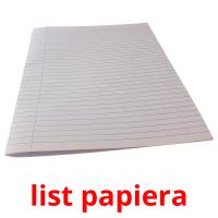list papiera card for translate