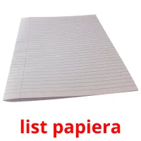 list papiera cartes flash