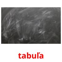 tabuľa picture flashcards
