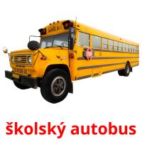 školský autobus card for translate