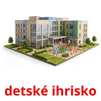 detské ihrisko billedkort for børn med billeder