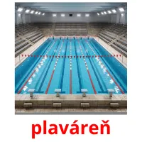 plaváreň billedkort for børn med billeder
