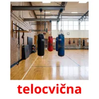 telocvična billedkort for børn med billeder