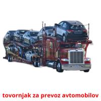 tovornjak za prevoz avtomobilov ansichtkaarten