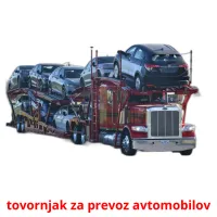 tovornjak za prevoz avtomobilov ansichtkaarten