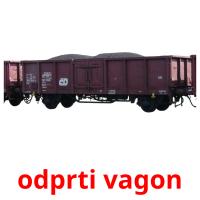 odprti vagon picture flashcards