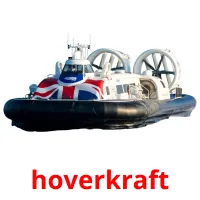 hoverkraft cartões com imagens