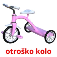 otroško kolo picture flashcards