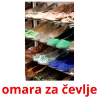 omara za čevlje picture flashcards