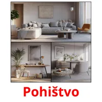 Pohištvo picture flashcards