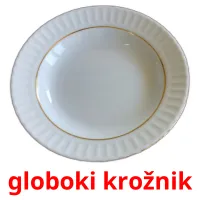 globoki krožnik ansichtkaarten