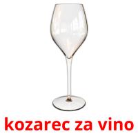 kozarec za vino card for translate