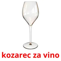 kozarec za vino ansichtkaarten