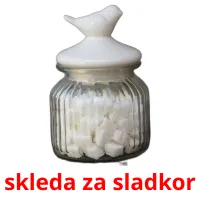 skleda za sladkor ansichtkaarten