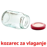 kozarec za vlaganje picture flashcards